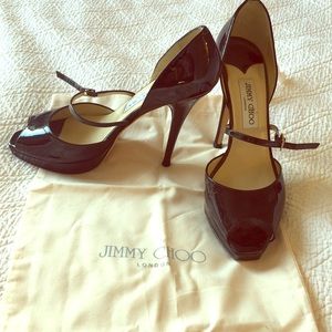 Jimmy Choo Black Patent Leather Shoes